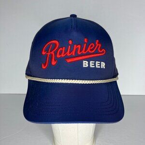 Rainier Beer Hat American Needle Men's Adjustable Navy Rope